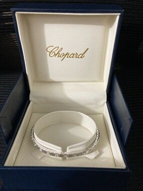 Authentic Chopard White Gold and Diamond Bracelet - White